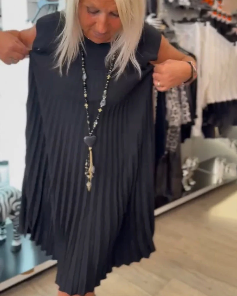 Élodie – Robe plissée chic d’été