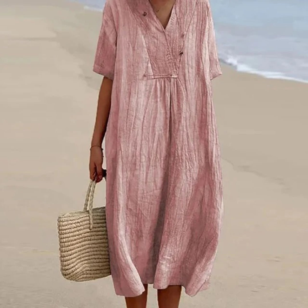 KARINA™ - Robe Midi à Coupe Décontractée